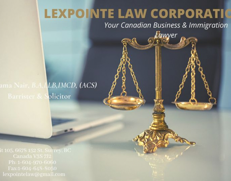 Anupama Nair : Lexpointe Law Firm – Malayali Barrister & Solicitor