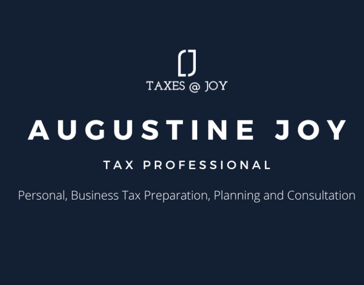 Taxes at Joy Inc.- Augustine Joy