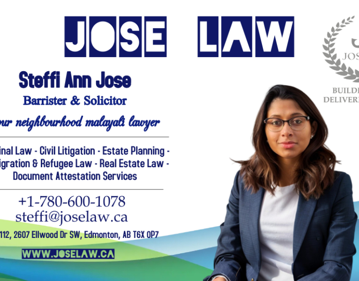 JOSE LAW – Steffi Ann Jose – Barrister, Solicitor & Notary Public