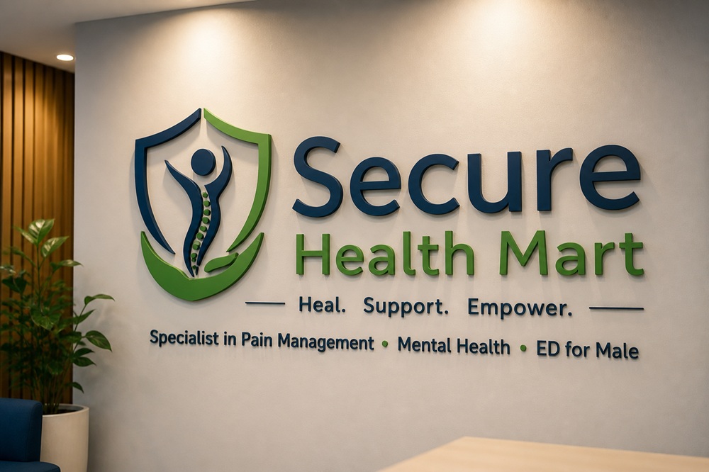 Secure Health Mart – Specialist In Pain Management – Mental Health – ED For Male